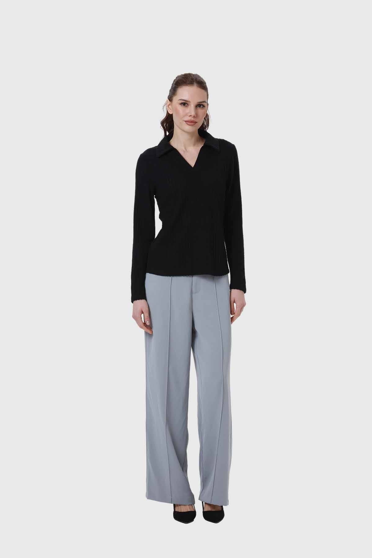 Polera Mujer Camman Rib Negro
