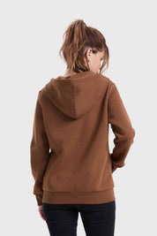 Polerón Mujer Hoodie Café