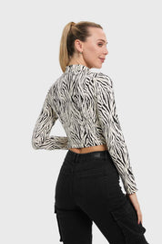 Polera Mujer Print Blanco