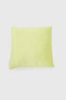 Cojín Unisex Velvet Liso Verde Limon