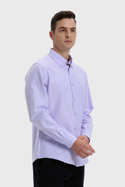 Camisa Hombre Oxford Lila