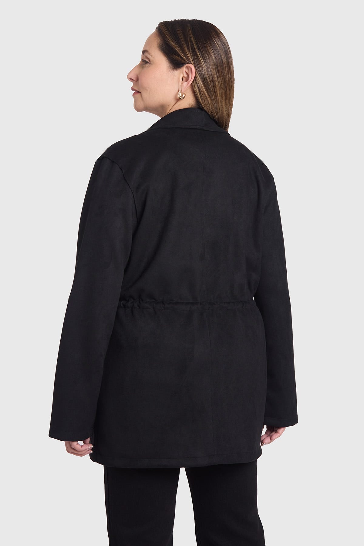 Chaqueta Mujer Recogido Negro