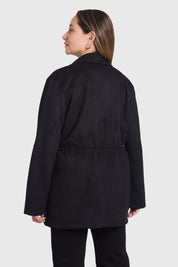 Chaqueta Mujer Recogido Negro
