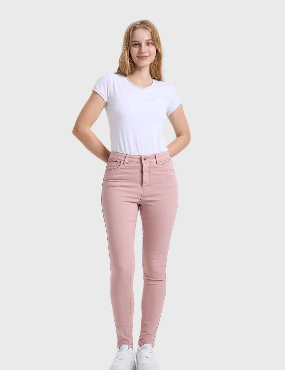 Jeans Mujer Emilia Rosado