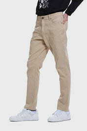 Jeans Hombre Slim Beige
