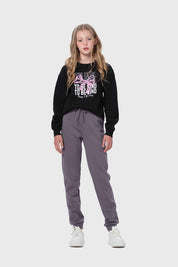 Pantalón Buzo Niña Jogger Marengo