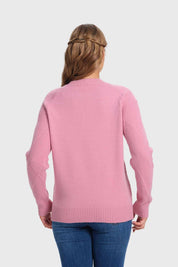 Sweater Mujer Textura Malva