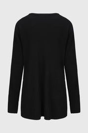 Sweater Mujer Cerrado Negro
