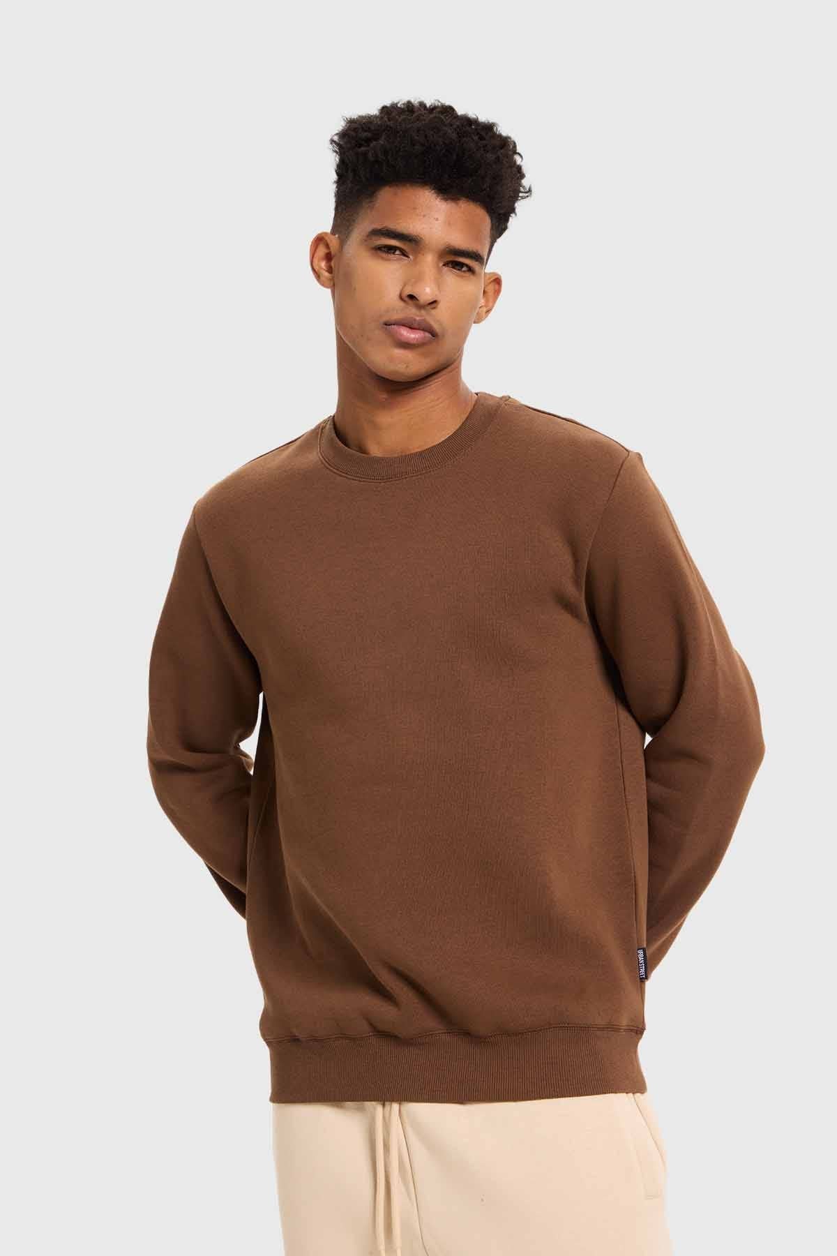Polerón Hombre Básico Chocolate