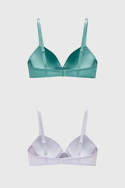Sostén Mujer Bipack Básico Aqua