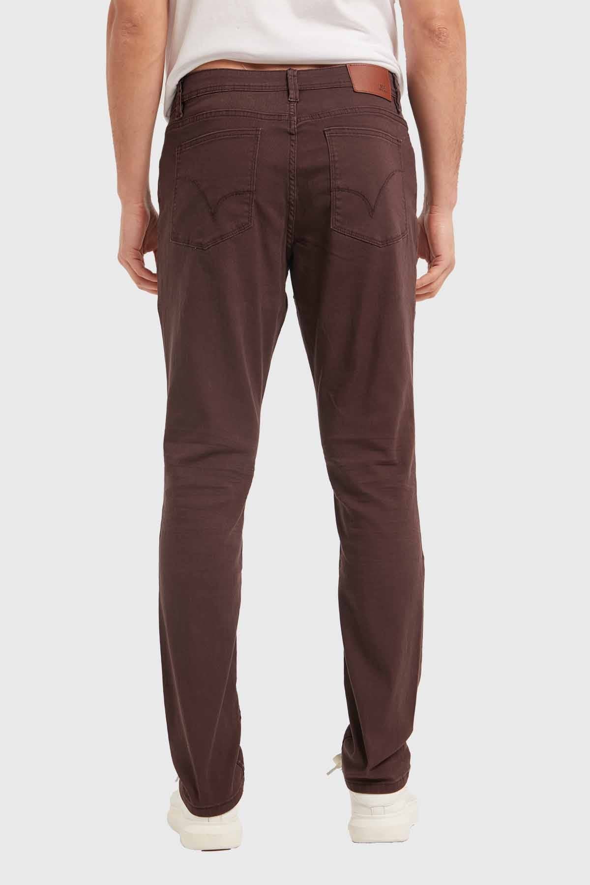 Jeans Hombre Slim Berenjena
