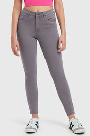 JEANS MUJER SUPER SKINNY EMILIA GRIS