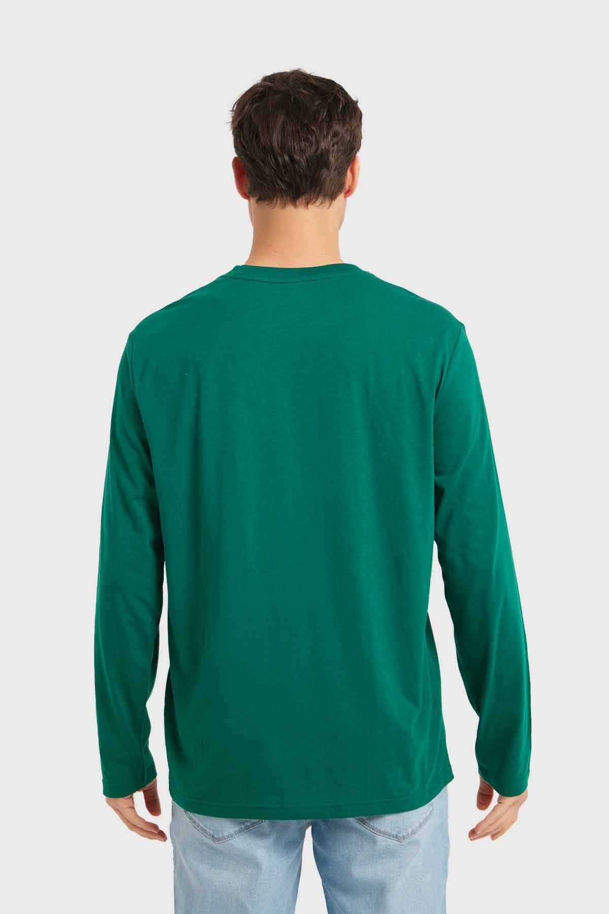 Polera Hombre College Verde