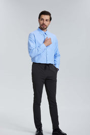Camisa Oxford Celeste