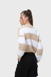 Sweater Mujer Chenille Nude