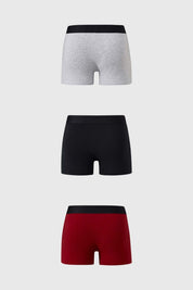 Boxer Hombre Tripack Gris