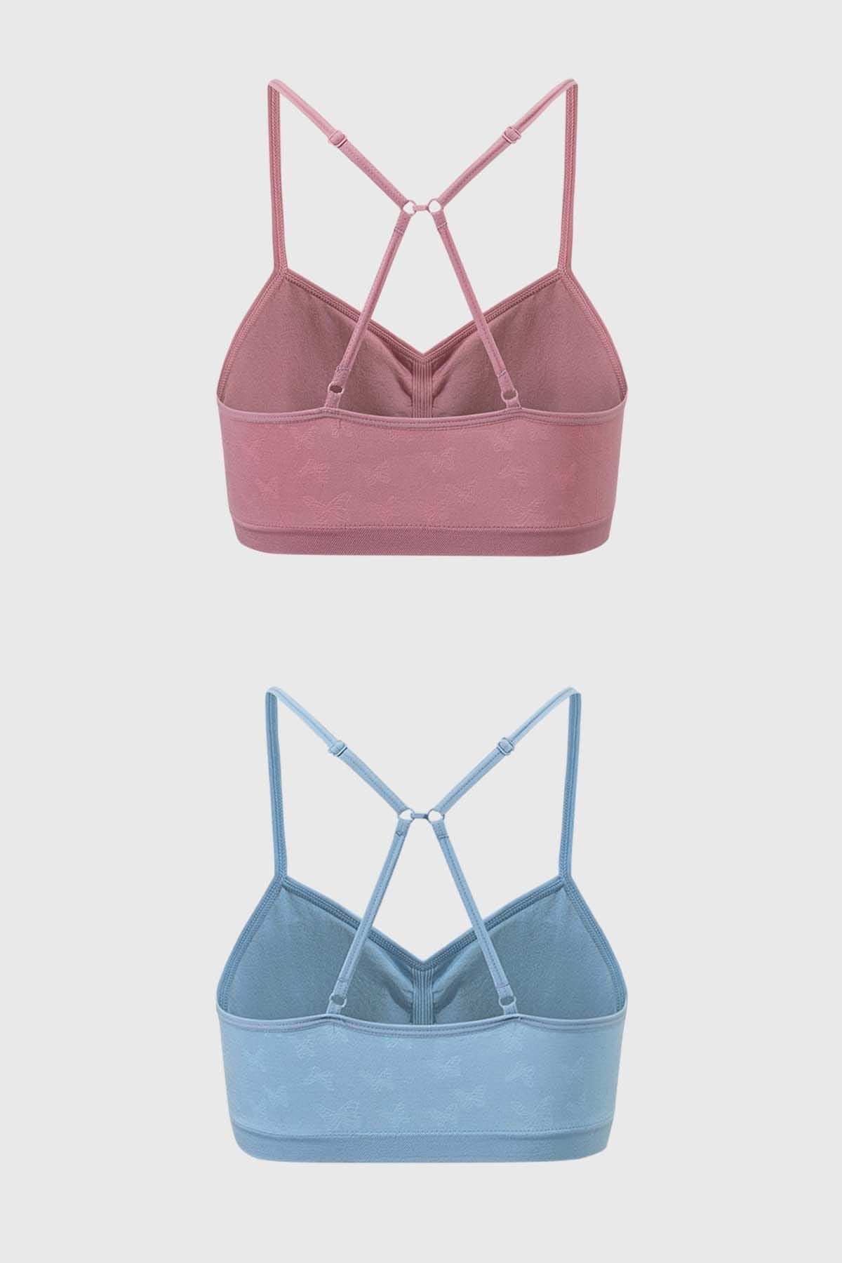 Sostén Mujer Bipack Peto Celeste