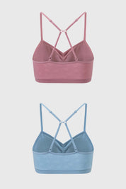 Sostén Mujer Bipack Peto Celeste