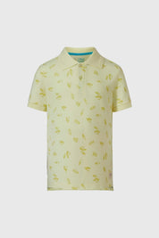 Polera Niño Piqué Print Amarillo