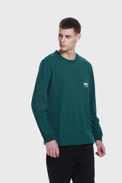 Polera Hombre Con Bolsillo Verde