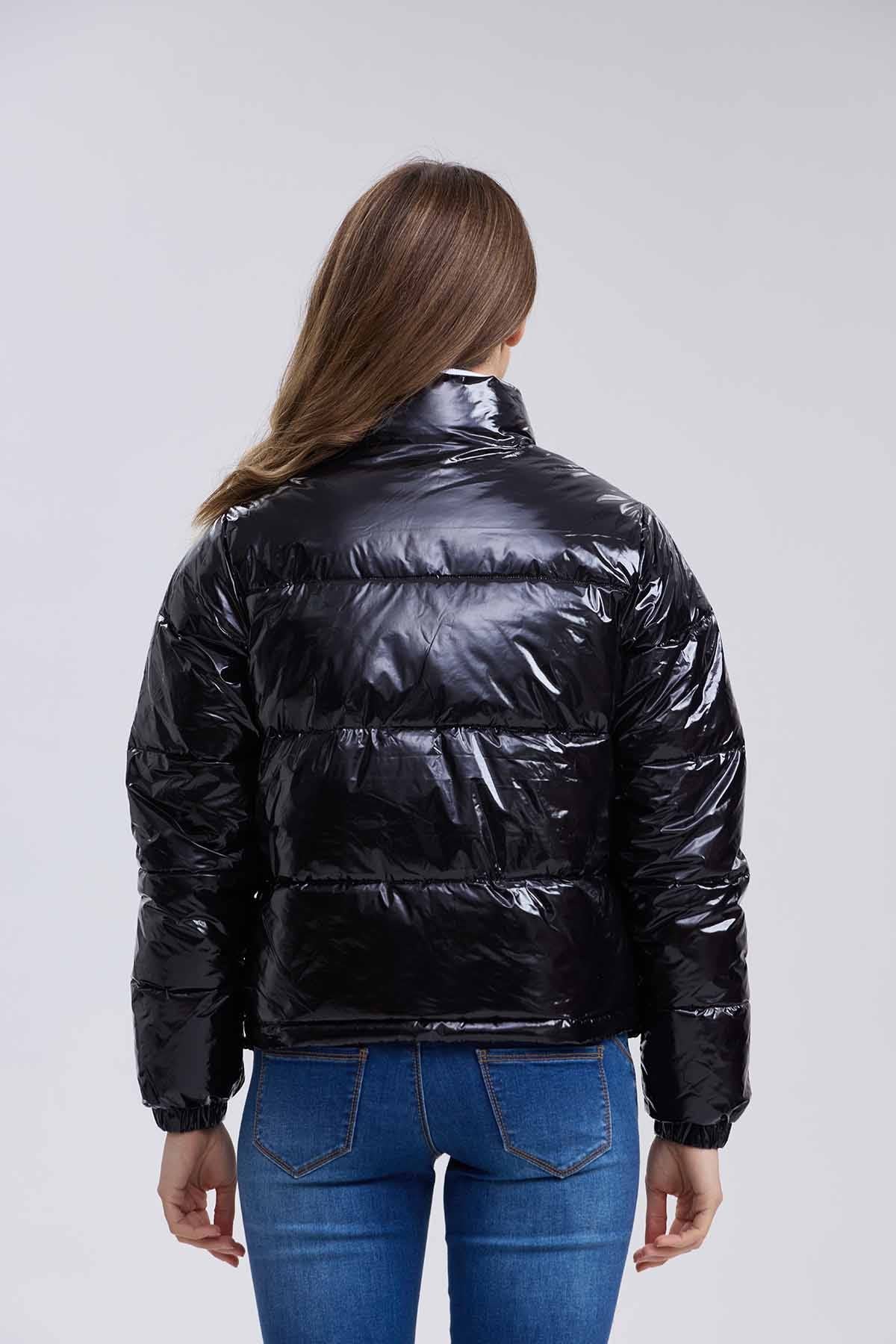 Parka Mujer Puffa Glossy Negro