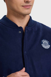 Chaqueta Hombre Varsity Azul