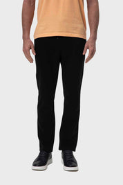 Pantalón Buzo Hombre Calce Recto Negro
