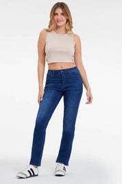 Jeans Flo Recto Azul
