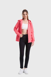 Polerón Mujer Hoodie Coral