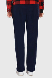 Pantalón Buzo Mujer Recto Micropolar Azul
