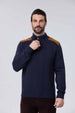 Sweater Hombre 3 Botones Azul