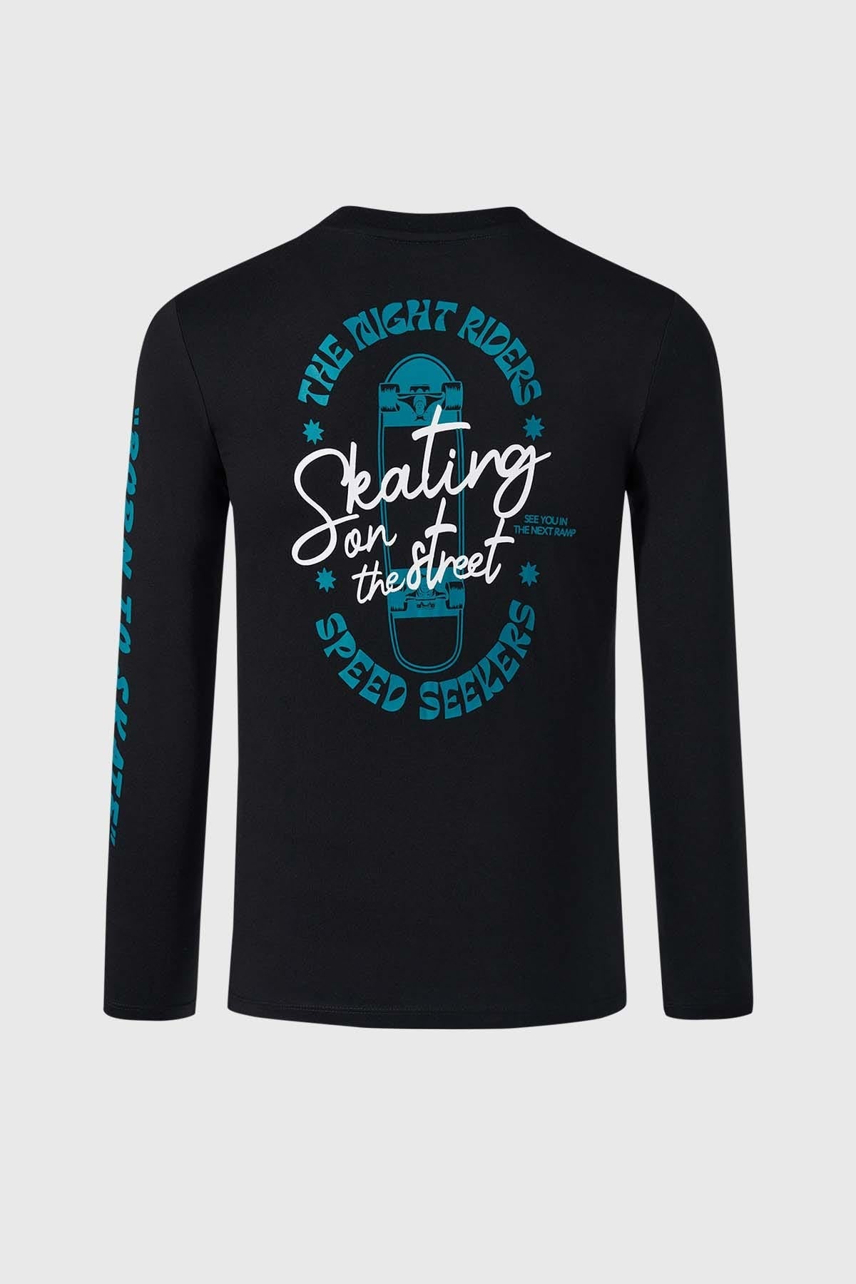 Polera Niño Print Negro