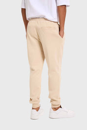 Pantalón Buzo Hombre Jogger Básico Beige
