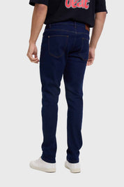 Jeans Hombre Slim Azul
