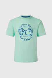 Polera Niño Print Aqua