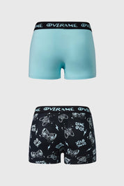 Boxer Niño Bipack Print Negro