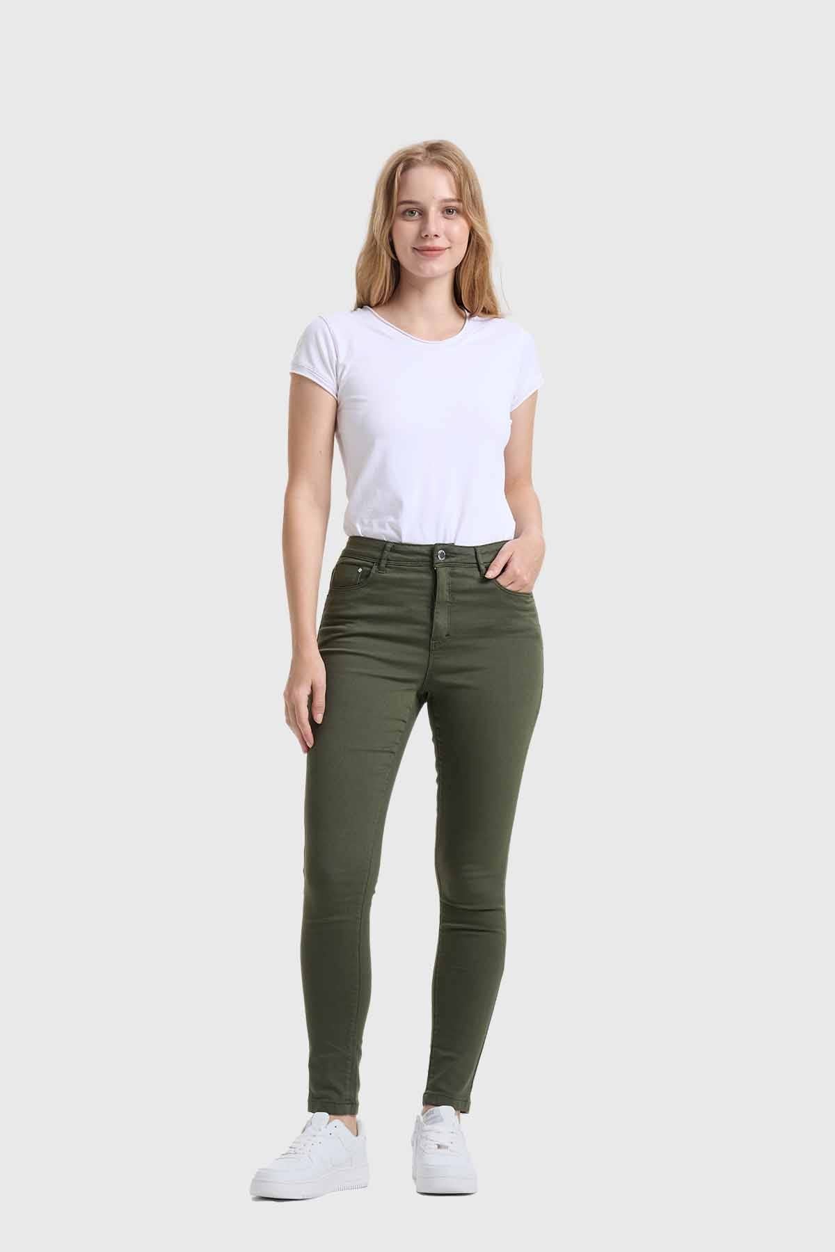 JEANS MUJER EMILIA VERDE MUSGO