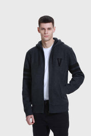 Sweater Hombre Hoodie Gris