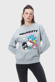 Polerón Mujer Hello Kitty Gris