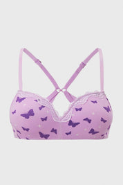 Sostén Mujer Peto Broche Lila