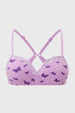Sostén Mujer Peto Broche Lila