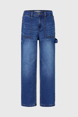 Jeans Carpintero Niño Azul