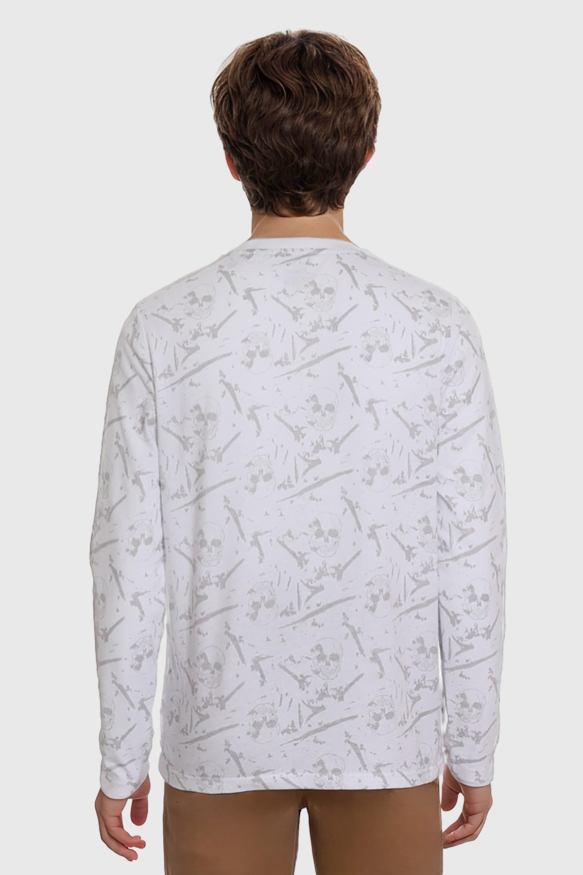 Polera Niño Print Blanco