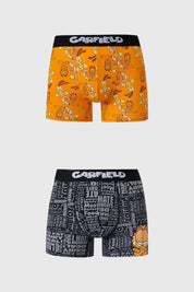 Boxer Hombre Bipack Garfield Naranjo