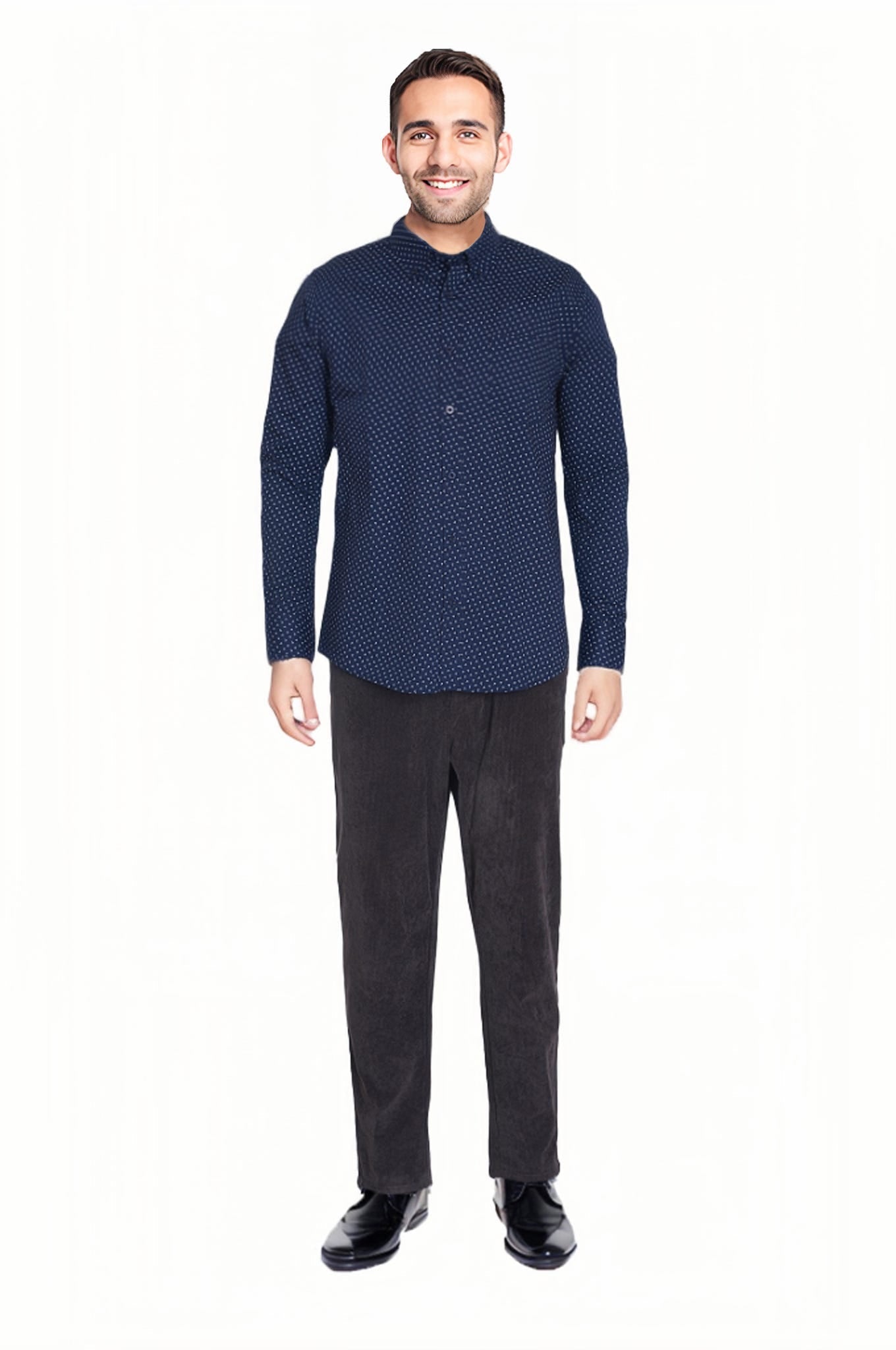 Camisa Hombre Fantasía Azul