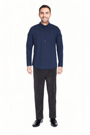 Camisa Hombre Fantasía Azul
