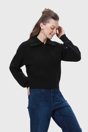 Sweater Mujer Bardot Negro