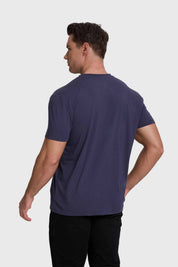 Polera Hombre Básica Azul Índigo