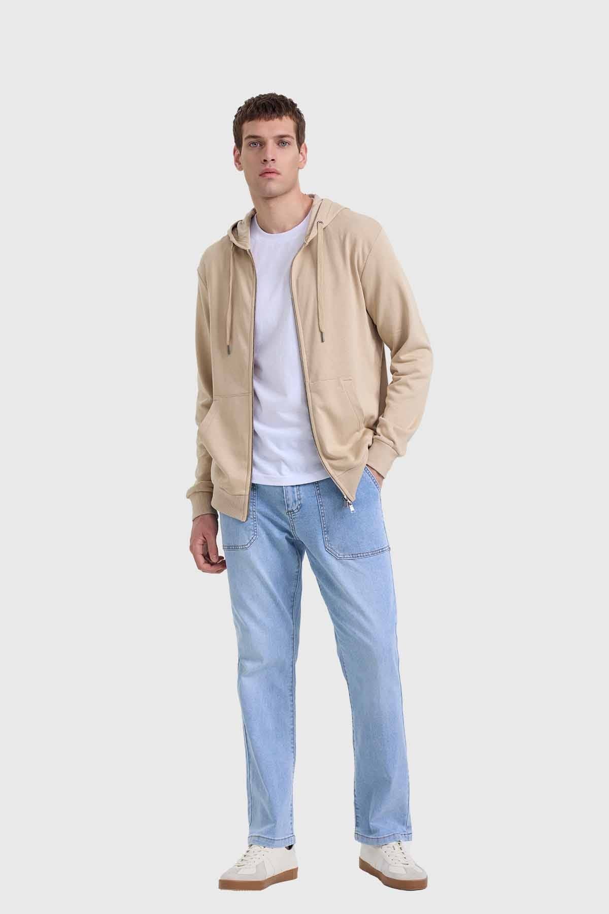 Polerón Hombre Básico Rider Beige