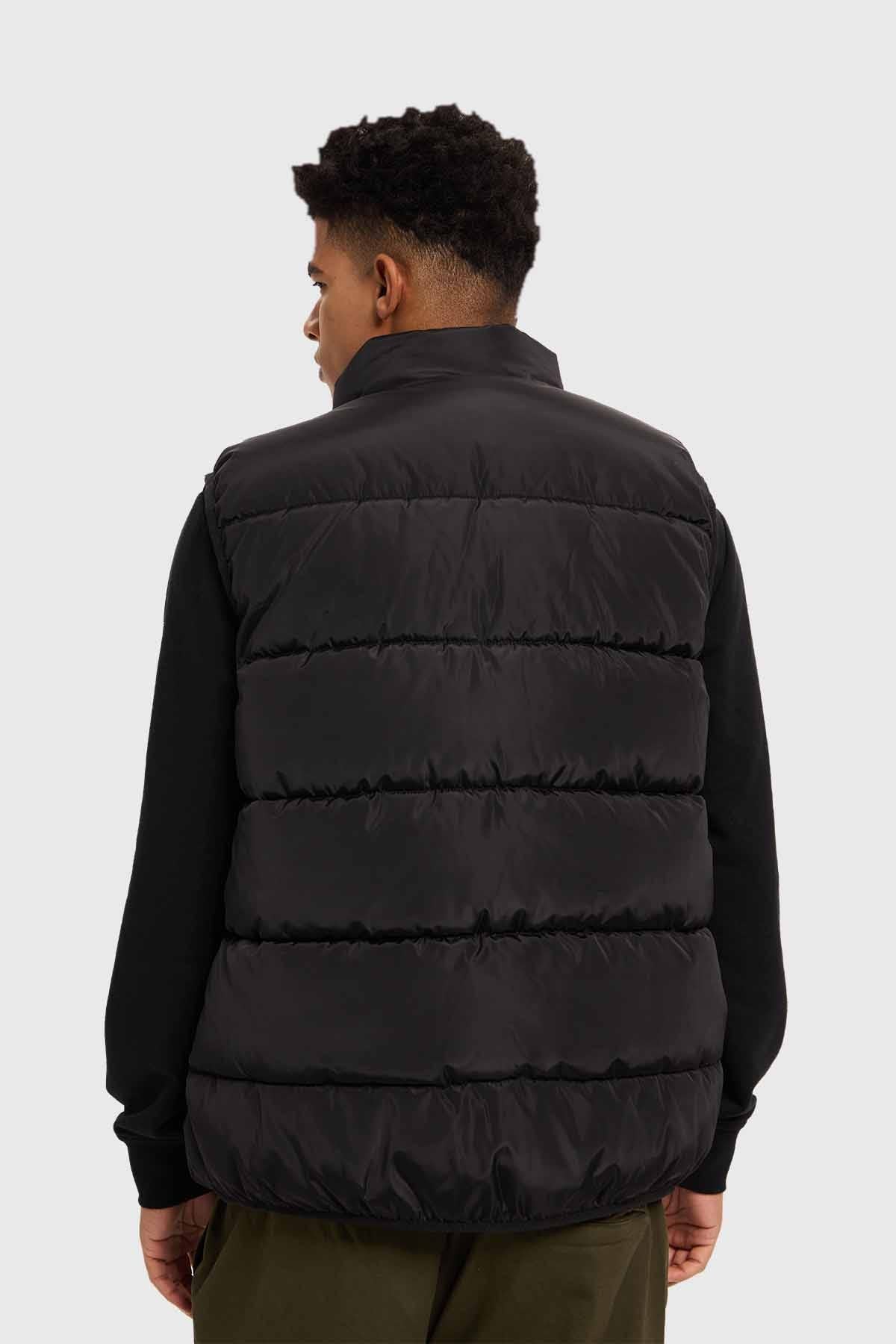 Parka Hombre Con Bolsillo Negro